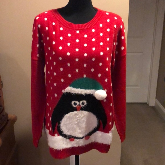 Penguin Holiday Sweater - Picture 1 of 4
